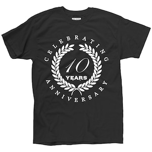 10th Anniversary Shirt, Celebrating 10 Years of Love and