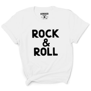Rock & Roll Shirt, Rock n Roll Fan T-Shirt, Music Shirt, Rocker Shirt, Rock and Roll T-Shirt, Rock Music Gifts, Gift for Musician