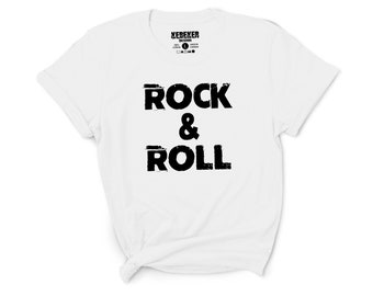 Rock & Roll Shirt, Gift for Music Lover, Rock T-Shirt, Music Shirt, Rocker Shirt, Rock and Roll, Rock Star Shirt, Rock Festival Shirts
