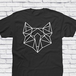 Fox Shirt, Geometric Fox T-Shirt, Gift for Fox Lovers, Fox Gifts, Animal Shirts, Wild Life Shirt, Fox Gifts, Canada Shirts, Canada Gifts