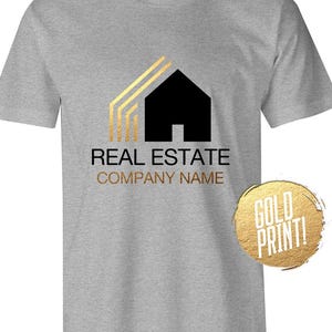 Custom Construction Company Business Shirts, Carpenter, Carpentry, Real Estate, Realtor, Contractor, Home Builder Renovation Repair Services