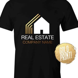 Custom Construction Company Business Shirts, Carpenter, Carpentry, Real Estate, Realtor, Contractor, Home Builder Renovation Repair Services
