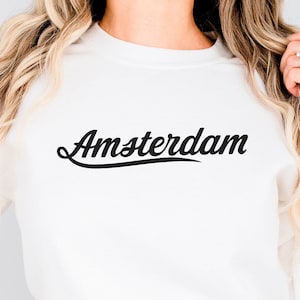Amsterdam Sweatshirt, Amsterdam Pullover, Amsterdam Gift, Love Amsterdam, Netherlands Sweater, Amsterdam Shirts, Amsterdam Hoodie Unisex