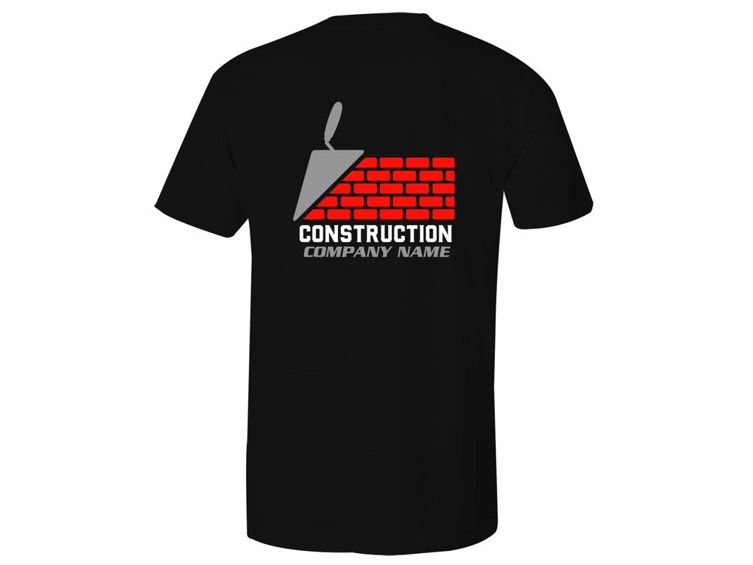 Custom Construction Company Tshirts, Masonry Shirts, Bricklayer Shirts