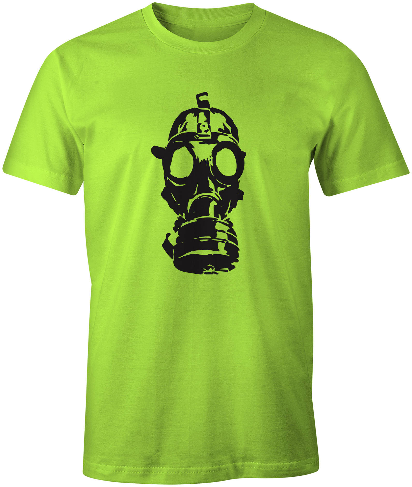 Gas Mask T-shirt : Gas Mask Graphic Tee Shirt, Steampunk, Retro