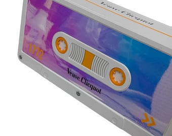 Veuve Clicquot Champagne Retro Casette Tape Tin Box Collectibles 1 of 6 Cameleon