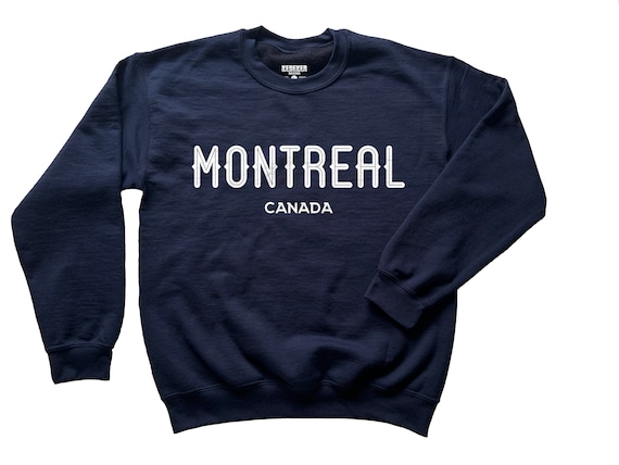 Montreal Sweatshirt for Mens Womens Canada Sweater Montreal City Quebec Coton Ouate Canada Gifts Traveler Shirts Quebec Shirt Etsy