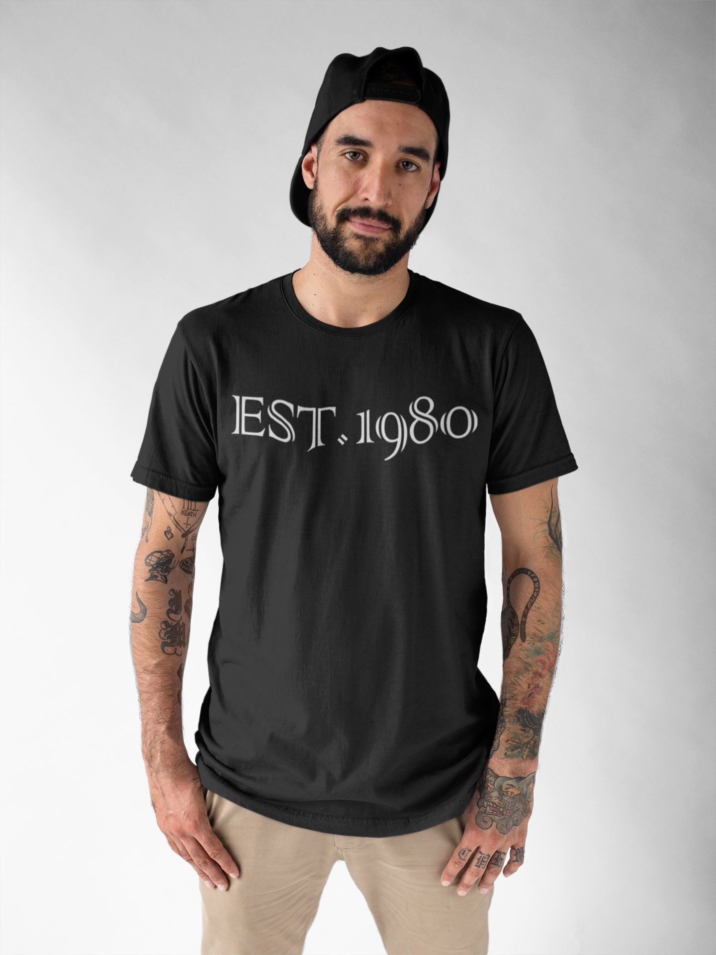 established 1980 t shirt