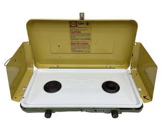 Vintage Primus Gour-Mate # 2384 2 Burner Propane Camp Stove Beautiful Condition! RARE! Camping Collectible Hard to Find Antique Camper Gift