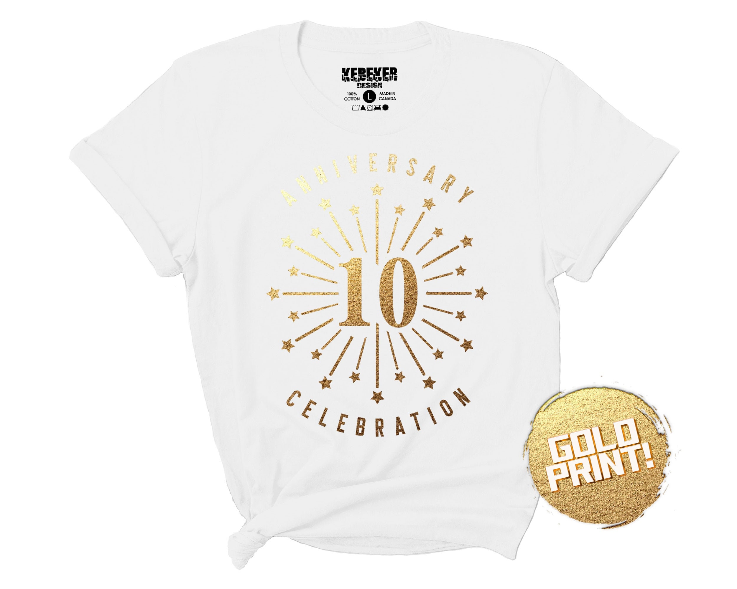 Playeras para celebrar aniversario de bodas hotsell