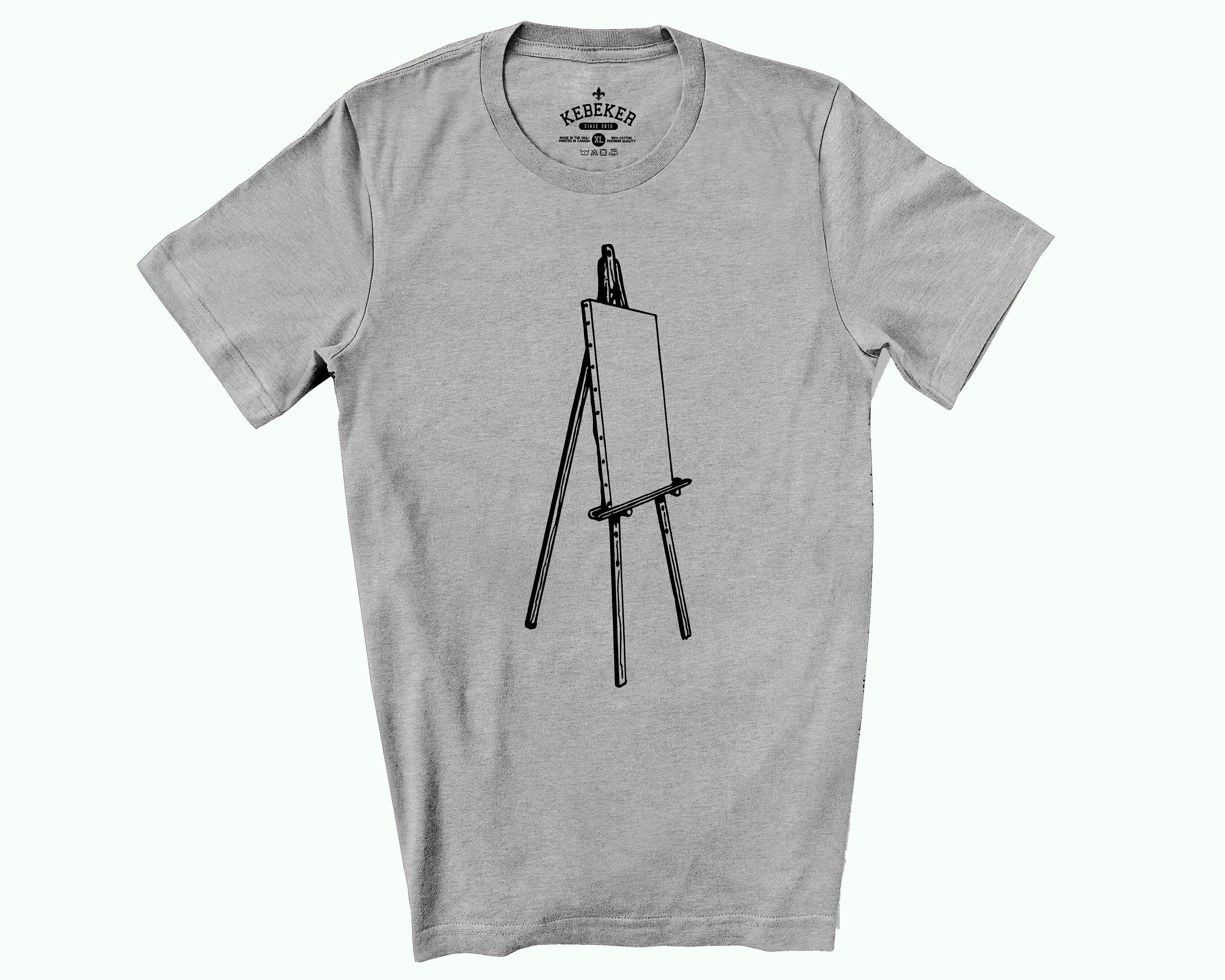 The Canvas T-shirt for Men & Women, Artist Shirt, Painting