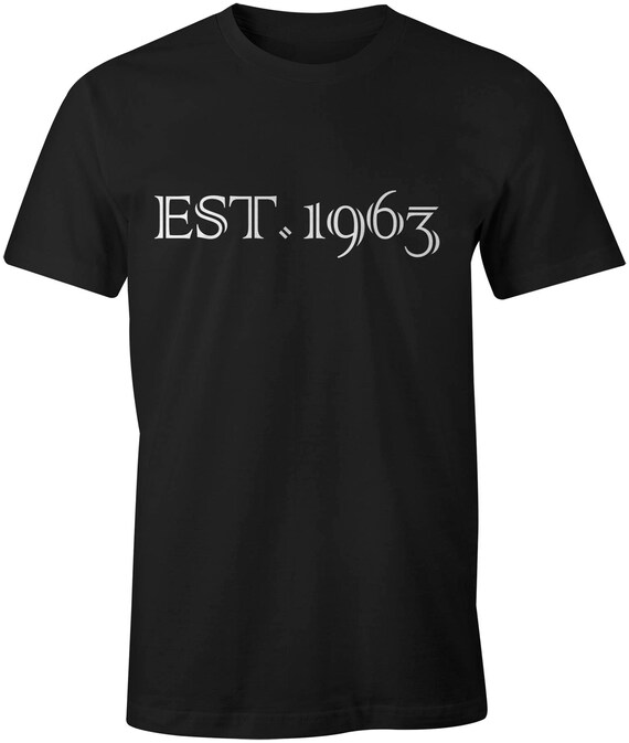 1963 Shirt Established 1963 T-shirt 