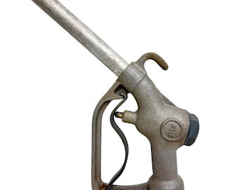 Vintage Gas Pump Nozzle, Antique Gas Station Decor, Garage Decor, Automotive Man Cave, Gas and Oil Collectors, Collectible at Great Price