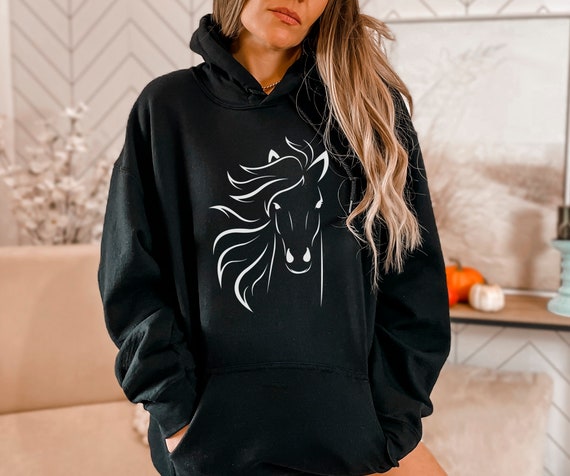 Riding girl sweatshirt sale