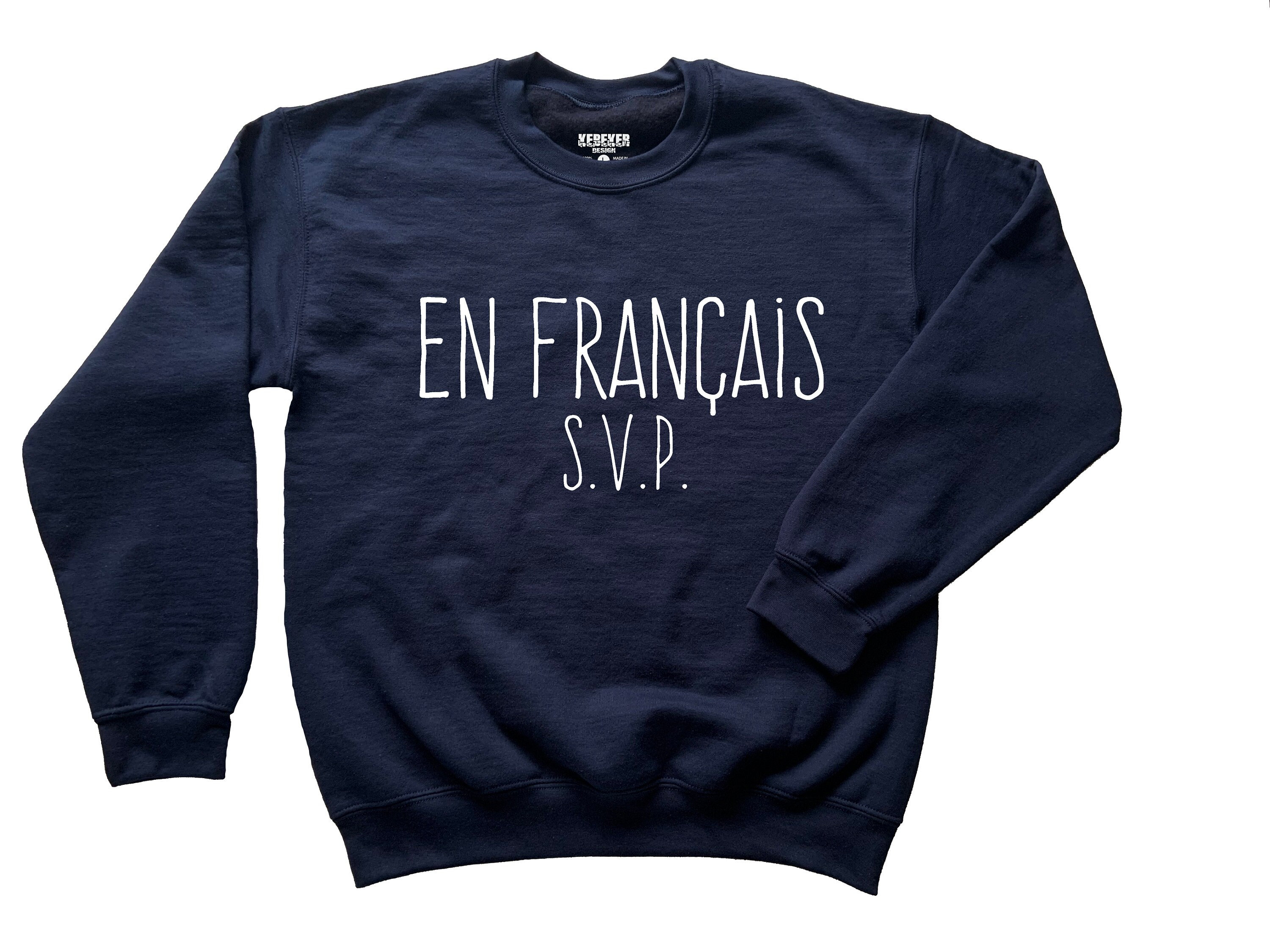 Sweat shirt online en francais