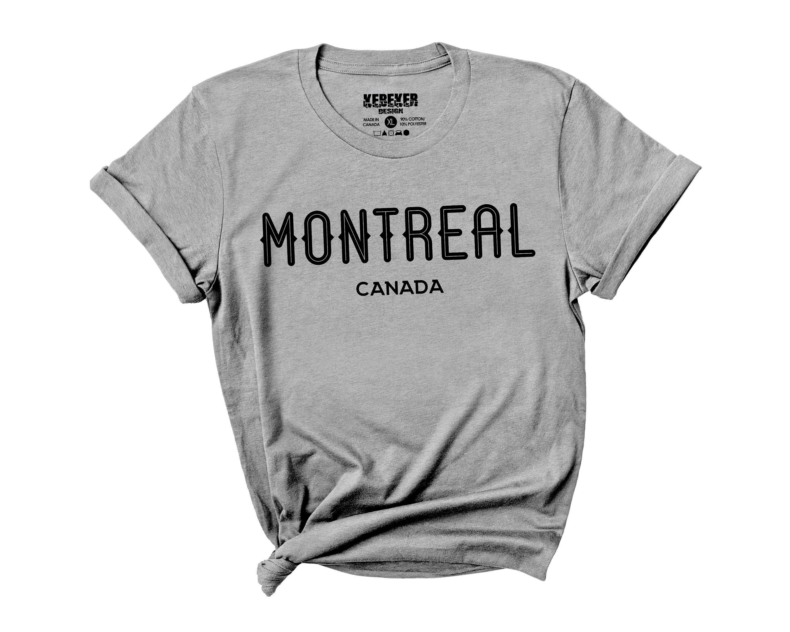 Montreal Quebec TShirt for Mens & Womens Montreal Shirt Etsy