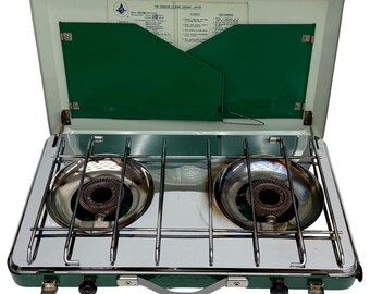 1960's Vintage Coleman 5415 Propane Camp Stove # 5415-700 Beautiful Condition! RARE! Camping Collectible Antique Camper Gift Made in Canada