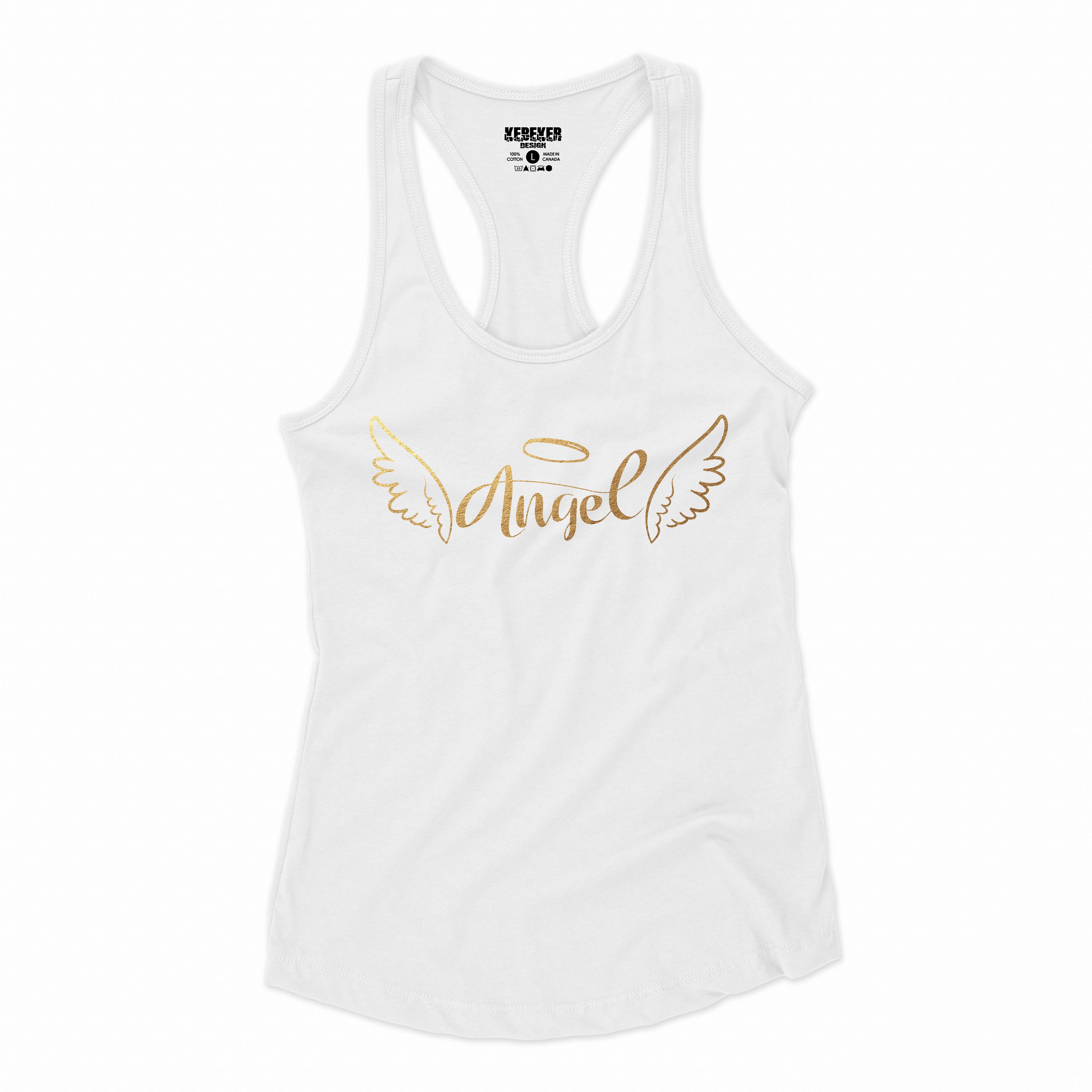 Angel Womens Tank Top, Angel Shirt for Women, Angel on Earth, Angel  T-shirt, Wings Shirt, Angel Wings Shirt, Gold Print -  Canada