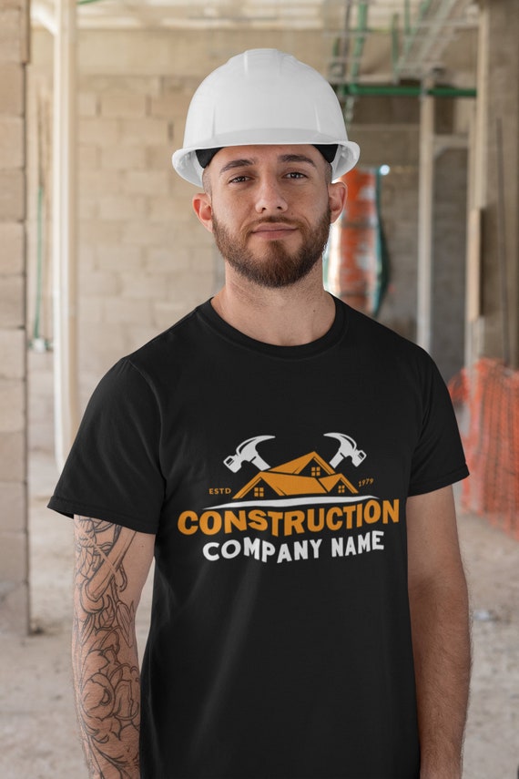 Camisetas personalizadas de empresas de construcción camisas - Etsy