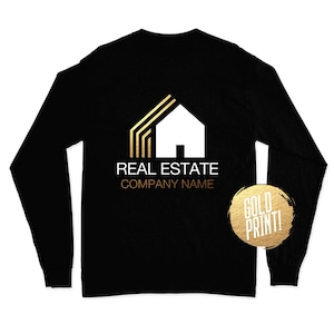 Construction Company Shirt Long Sleeve Contractor Home Builder Renovation Service Real Estate Architect Roofing Flooring Carpenter Business