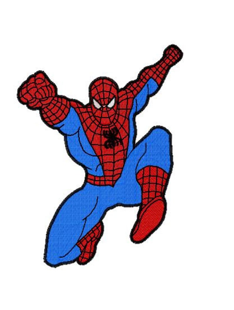 Spiderman Machine Embroidery Design Instant Download 6x10 Etsy