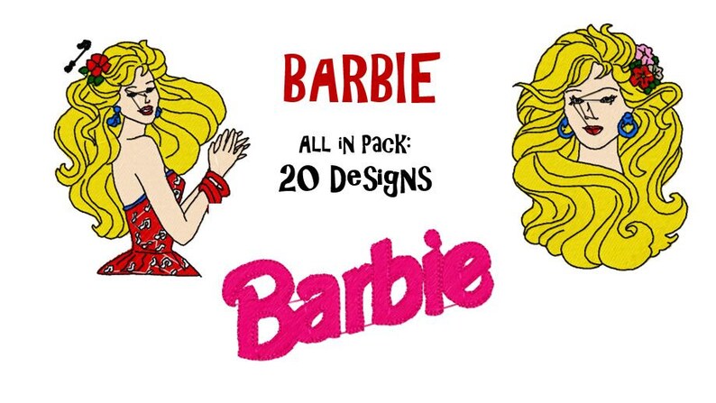 barbie cartoon design