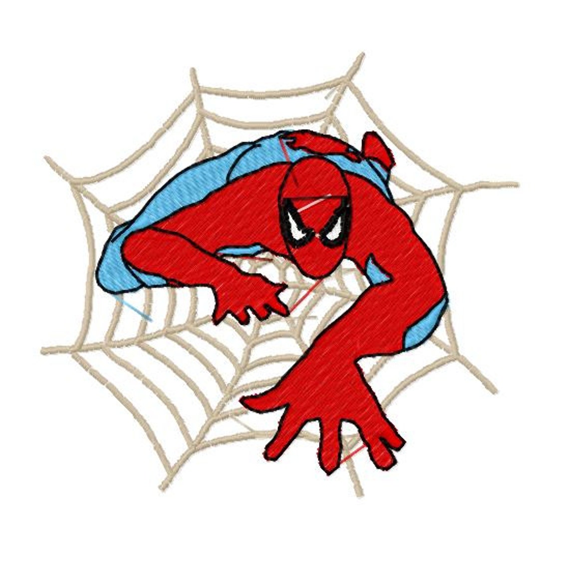 Spiderman Machine Embroidery Design Instant Download 4x4 Etsy
