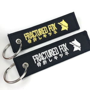Custom embroidered keychain, Custom remove before flight key chain, flight keytag, jet tag custom
