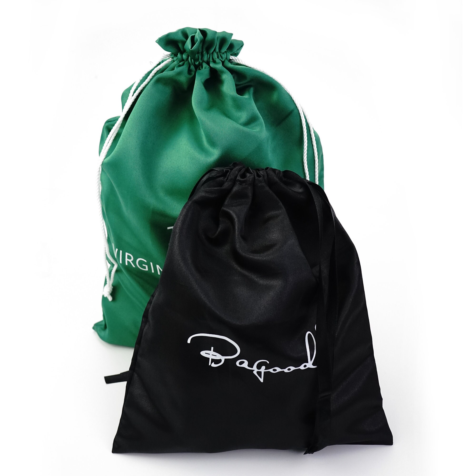100 Satin Bags With Logo Custom Satin Silk Dust Drawstring Bag