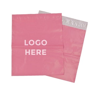 500 Pink Poly Mailers , Pink Mail Package, Ready to Ship or Custom You ...