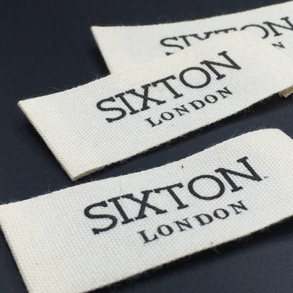 200 Clothing Labels Printed Cotton Labels Custom Labels | Etsy