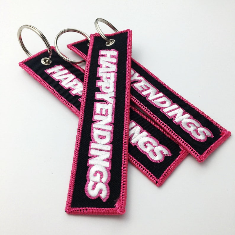 150pcs custom jet tags keychain keychains for clothingCustom Etsy
