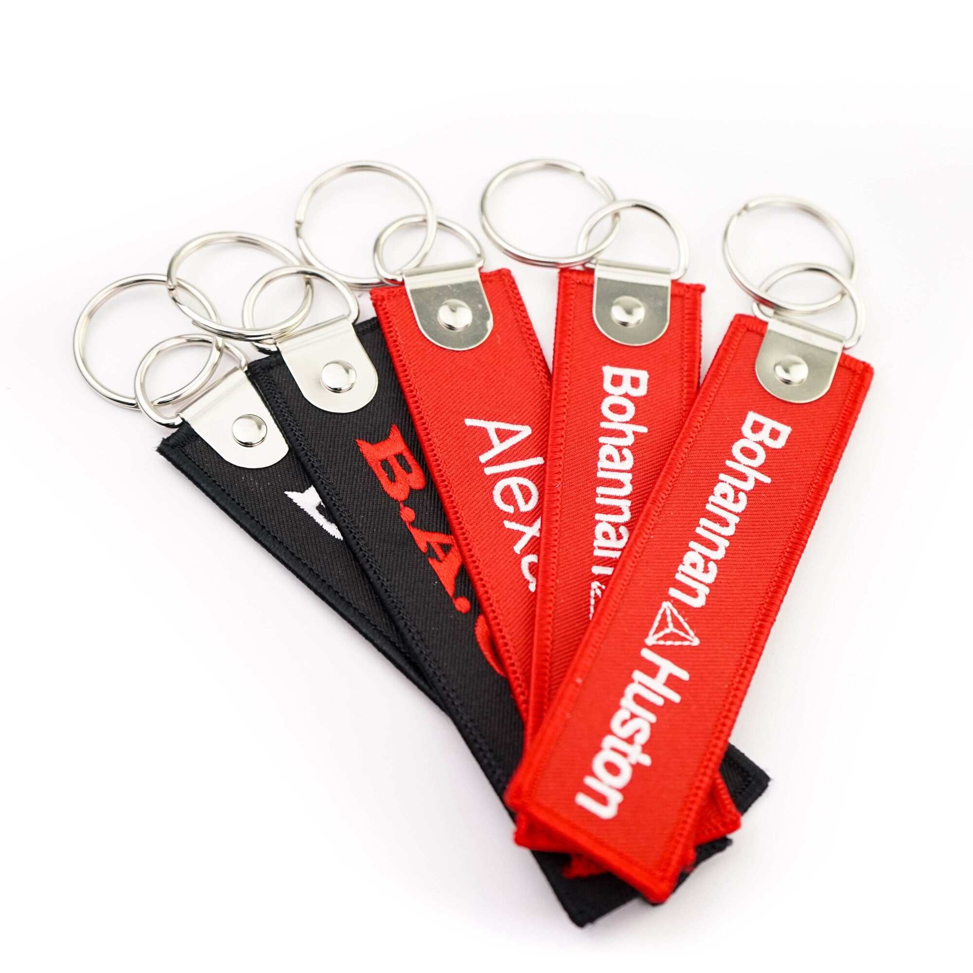 100 Custom Embroidered Luggage Tags Personalized Embroidered Etsy