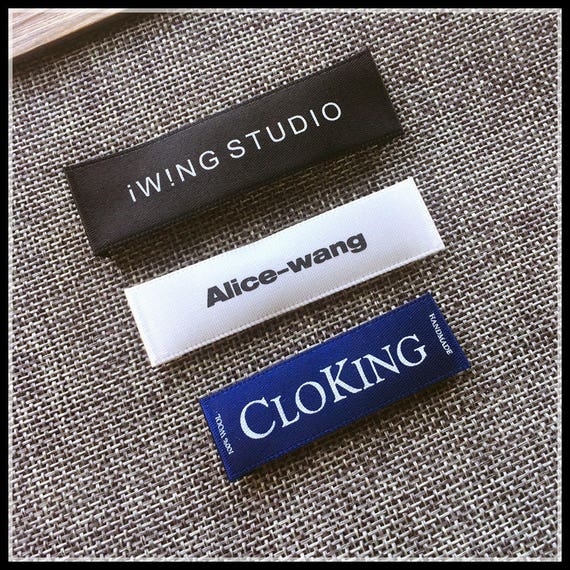 Woven Labels, Woven Label, Basic Name Labels, Custom Woven Labels