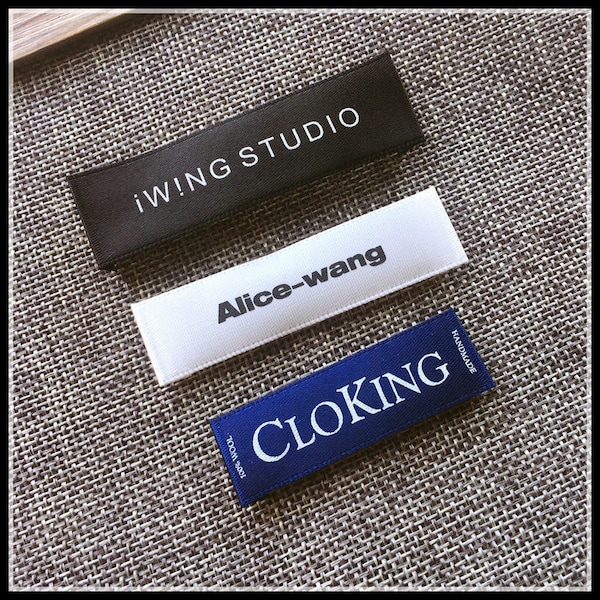 woven labels, woven label, basic name labels, custom woven labels, clothing labels