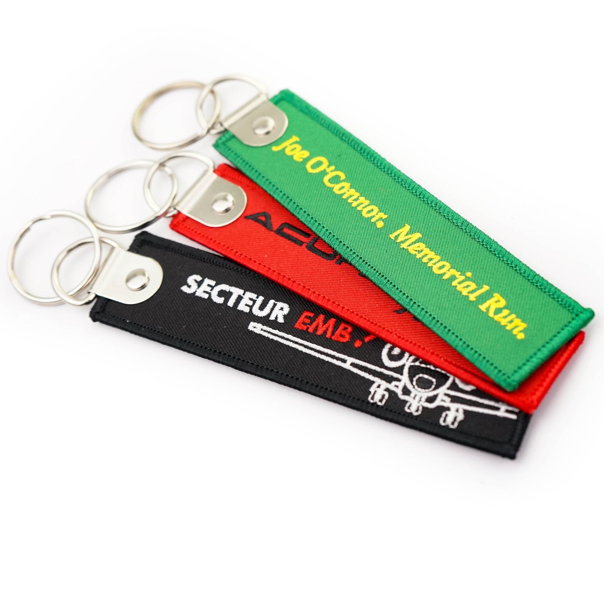 100 Custom Embroidered Luggage Tags Personalized Embroidered Etsy