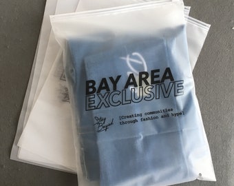 1000pcs On Sale custom frosted zipper bags, custom packaging for clothing, Custom Package Bags for Clothing, PE Plastic Ziplock Bags