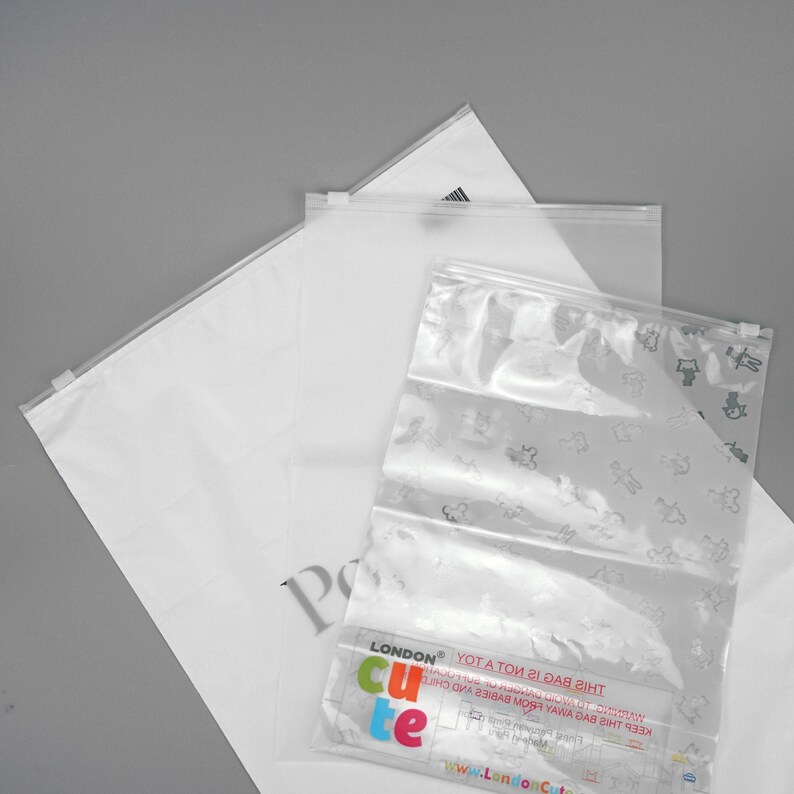 On sale custom plastic zipper pouchplastic zipper bag custom Etsy