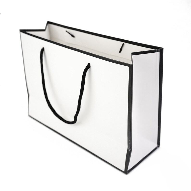 100 paper bags with logo paper bags with handle custom kraft Etsy