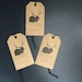 500 Custom Kraft Logo Printing Hang Tag, Clothing Tags, Swing Tags ...