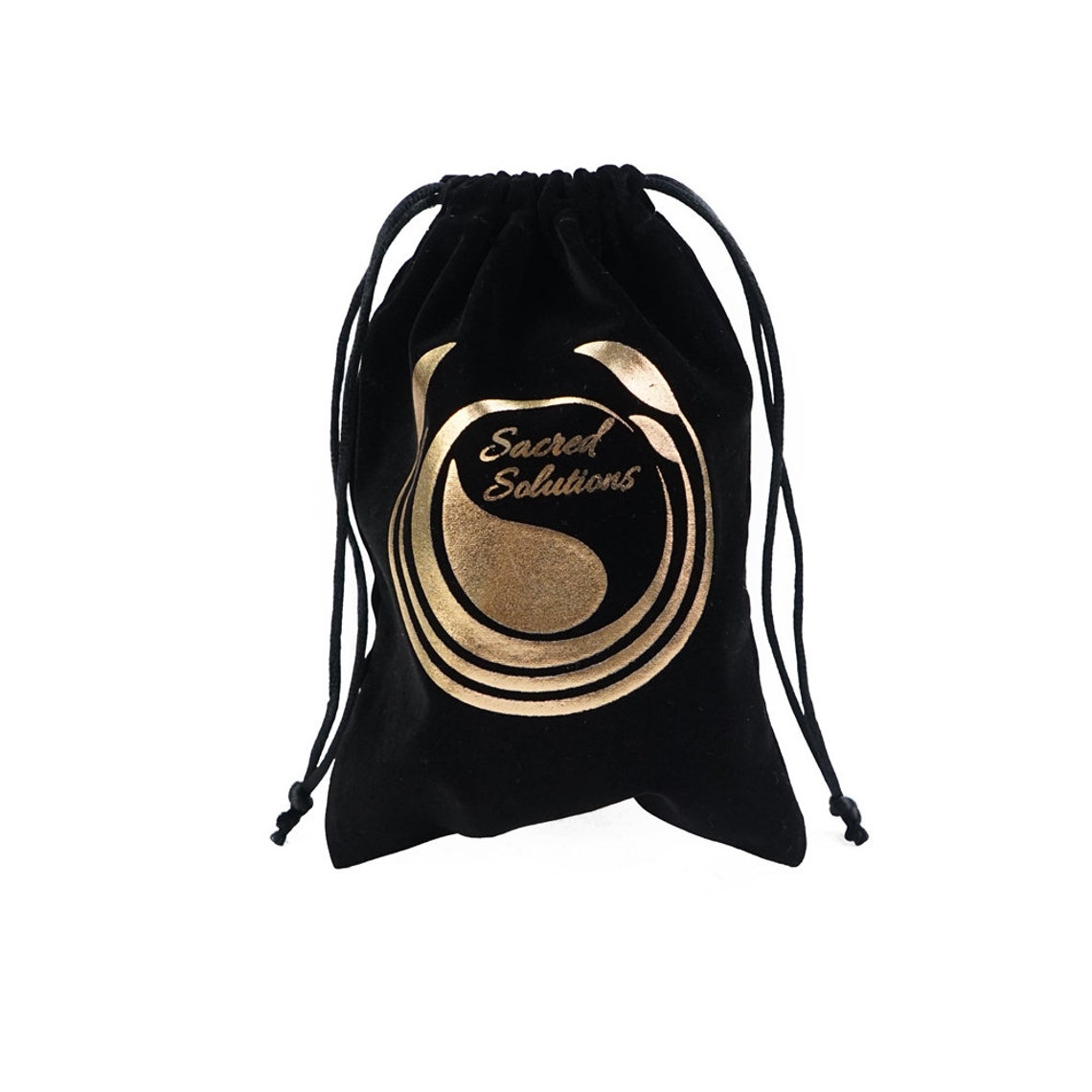 6x10 Black Velvet Drawstring Bag Black Velvet Jewelry Etsy