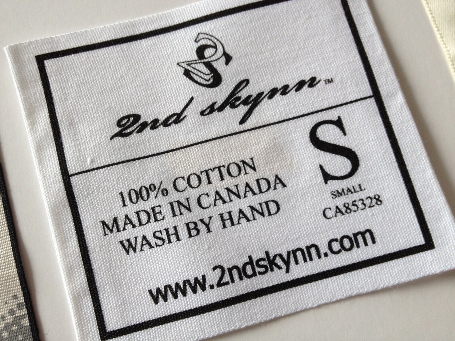 100 etiquetas de algodón impresas etiquetas de tela Etsy España