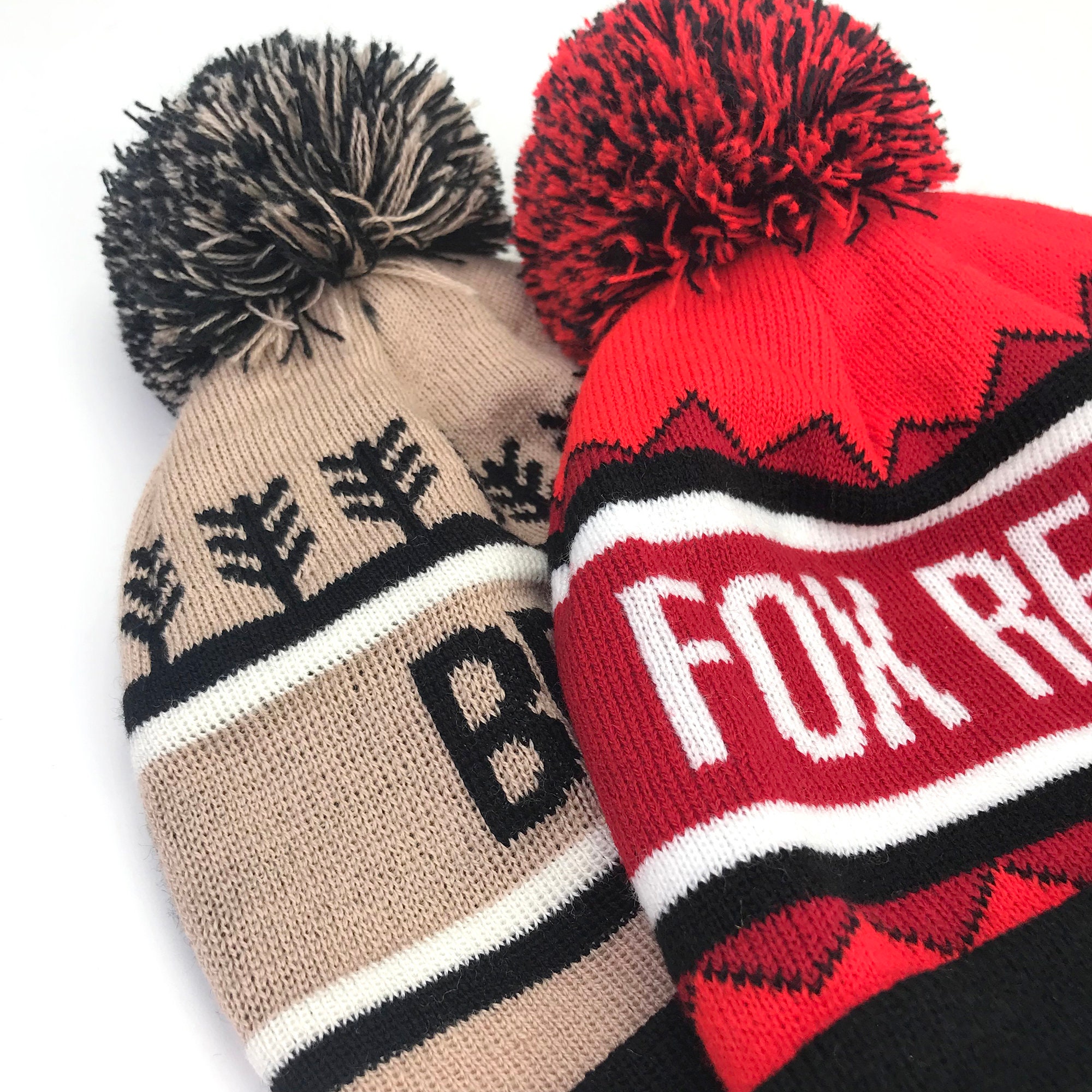 50pcs custom acrylic embroidered beanie Custom Beanie Hat Etsy