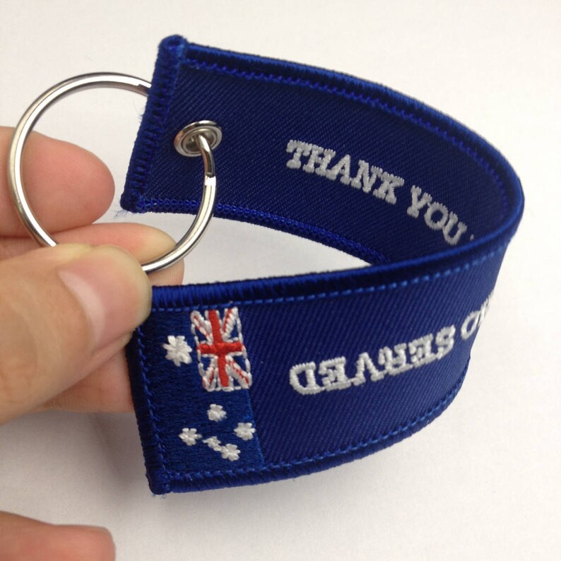 100 Custom Personalized Keychains Custom Embroidered Etsy