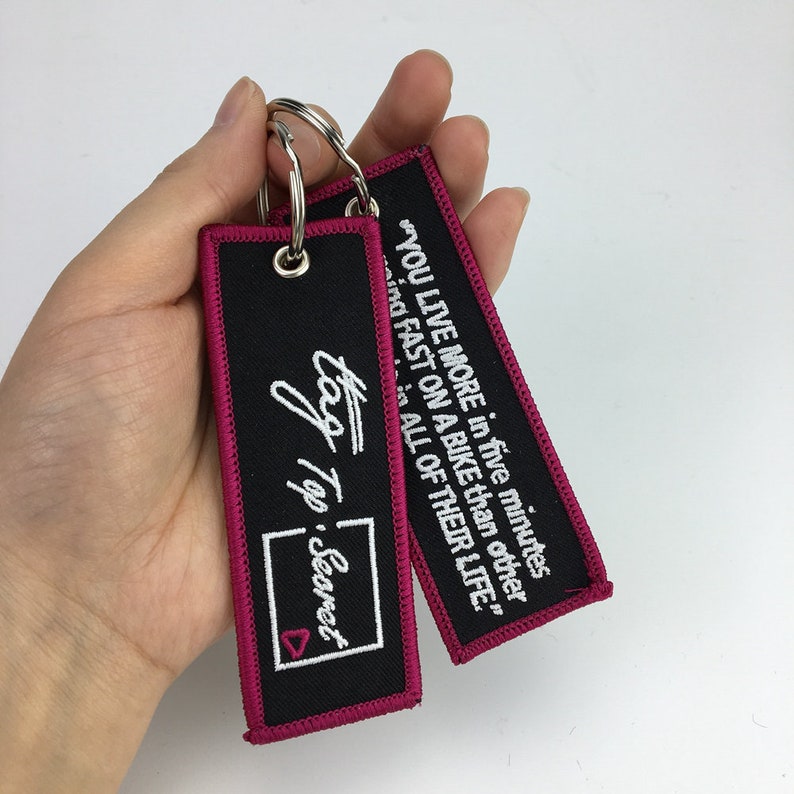 150pcs custom jet tags keychain keychains for clothingCustom Etsy