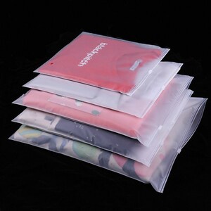 50-1000pcs Custom Frosted Zipper Bags Clear Zip Lock Bag - Etsy