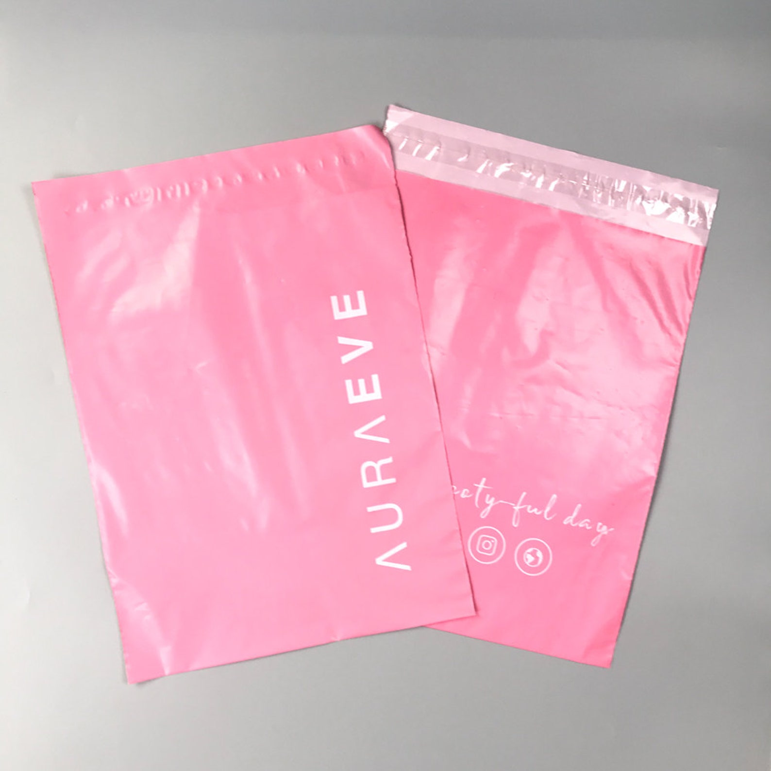 500 Pink Poly Mailers Pink Mail Package Ready to Ship or Etsy Australia