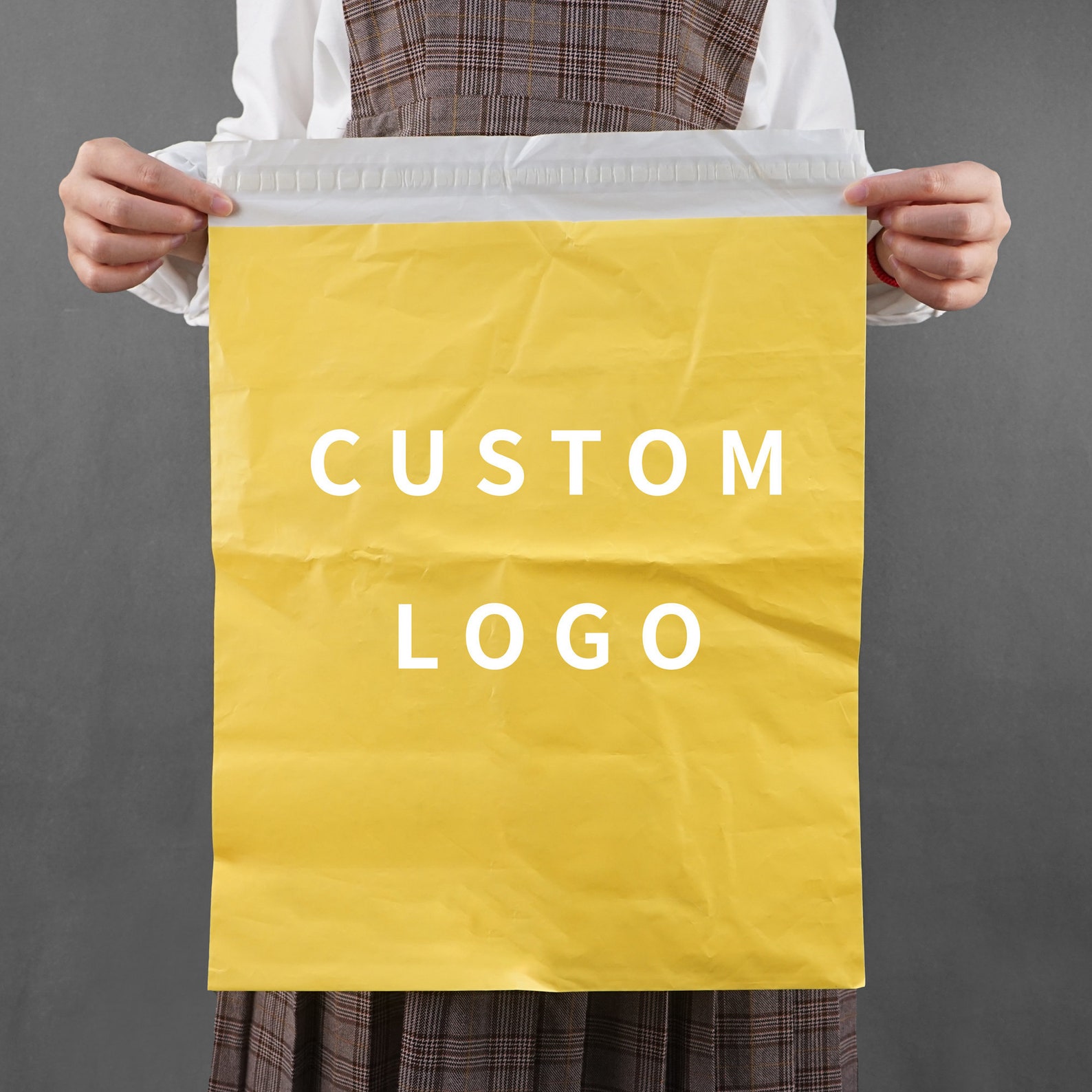 On Sale Yellow Poly Mailers Custom Poly Mailers Free Etsy