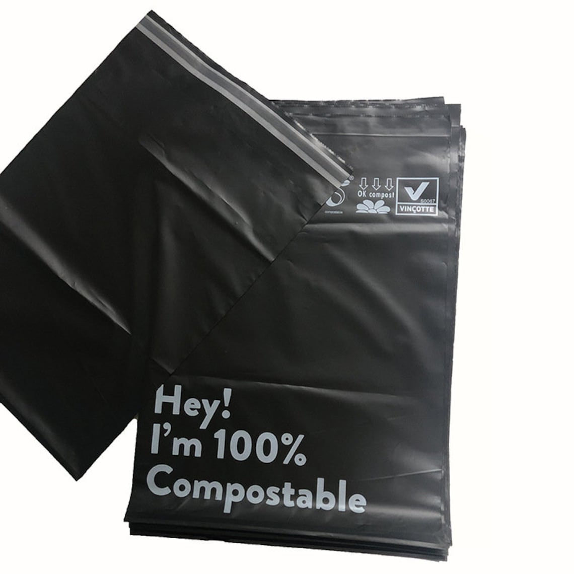 Custom Biodegradable Poly Bags for Packaging 100 Etsy UK