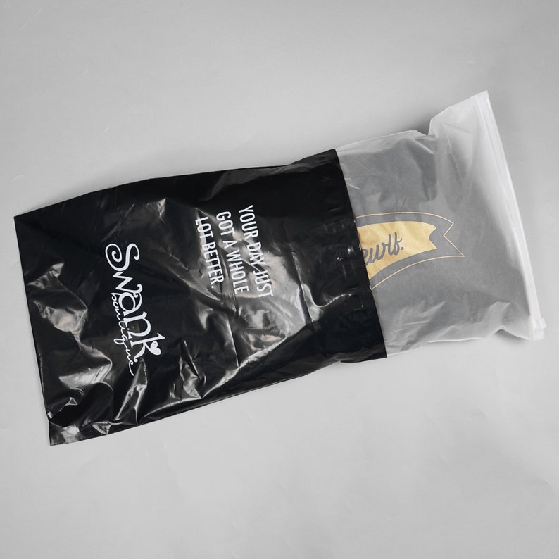 Custom Poly Mailers for Clothing Your Brand Logo Colored Etsy